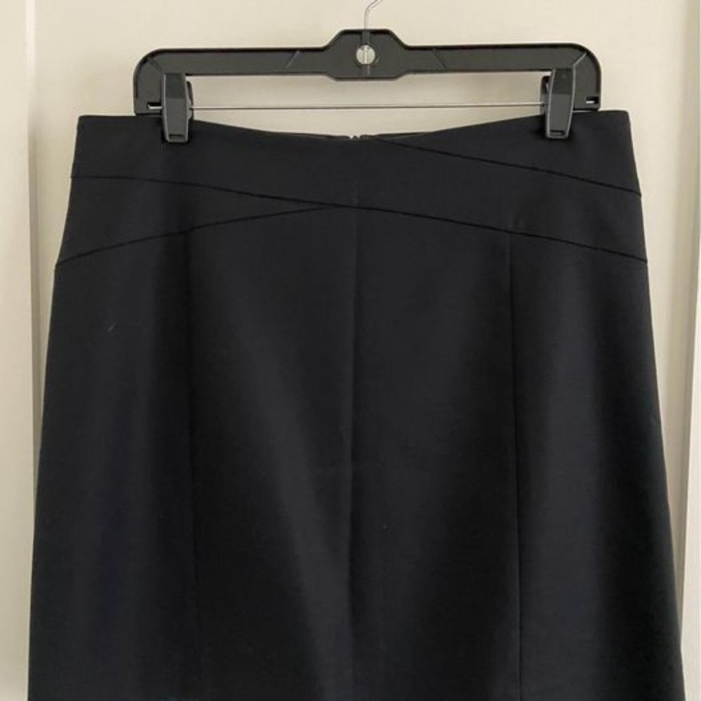 Banana Republic Black Cross detail work skirt - 12